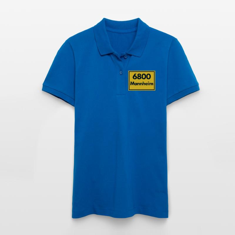OLD POSTCODE POSTCODE RETRO 6800 MANNHEIM Squares Stanley/Stella Women’s Organic Polo Shirt ELLISER