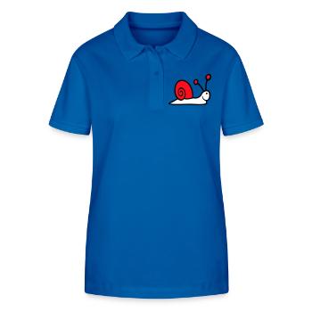 Snail Shell Cute Cute Happy Cool - Stanley/Stella Women’s Organic Polo Shirt ELLISER - royal blue - Front - Anna (173cm)