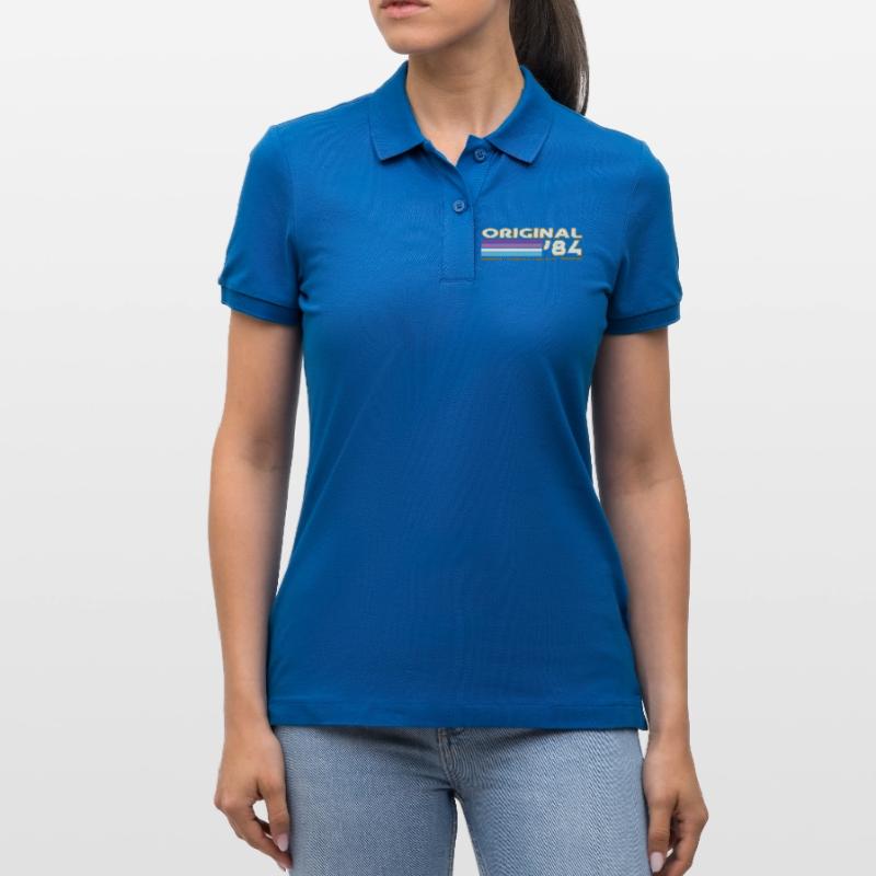 Originale 84 Pastellstreifen Stanley/Stella Frauen Bio-Poloshirt ELLISER