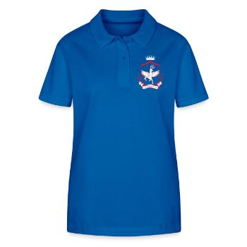 Winged deer – noble heraldic animal forest - Stanley/Stella Women’s Organic Polo Shirt ELLISER - royal blue - Front - Anna (173cm)