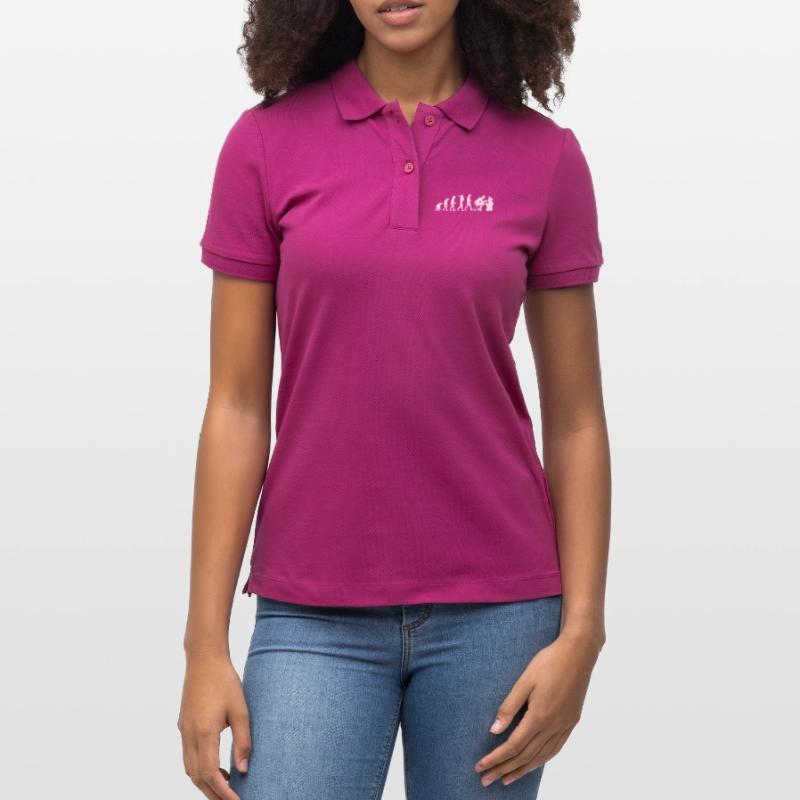 Evolution Computer Nerd! PC Nerd! IT! Technology! Stanley/Stella Women’s Organic Polo Shirt ELLISER