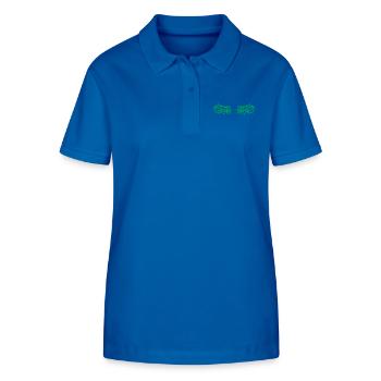 Viking Design Neon Grün - Stanley/Stella Frauen Bio-Poloshirt ELLISER - Königsblau - Vorne - Anna (173cm)