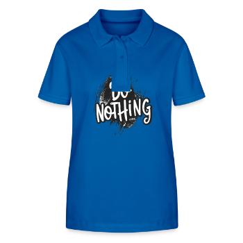 Do Nothing! - Stanley/Stella Women’s Organic Polo Shirt ELLISER - royal blue - Front - Anna (173cm)