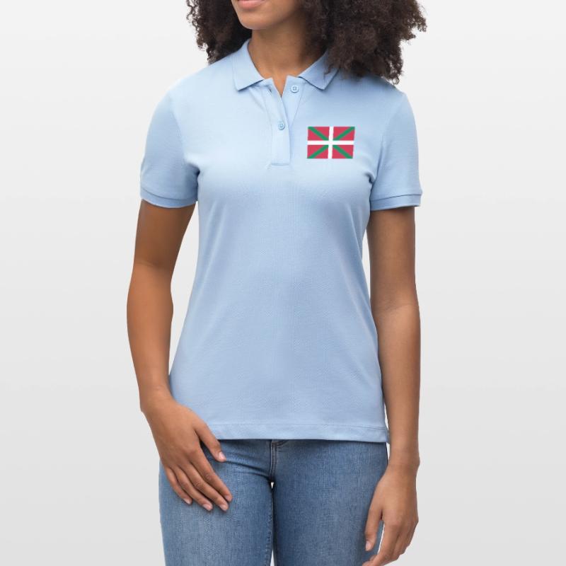 drapeau_basques_seul Stanley/Stella Frauen Bio-Poloshirt ELLISER