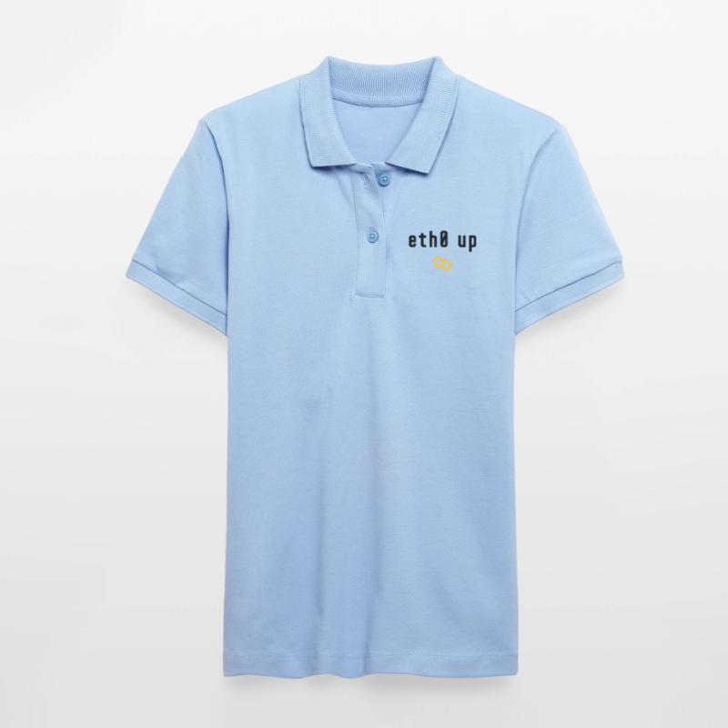 ETH0 UP - LINK CONNECTED - LINUX SHELL Stanley/Stella Women’s Organic Polo Shirt ELLISER