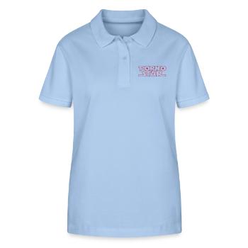 Porno Star - Stanley/Stella Frauen Bio-Poloshirt ELLISER - sky Blue - Vorne - Luana (180cm)