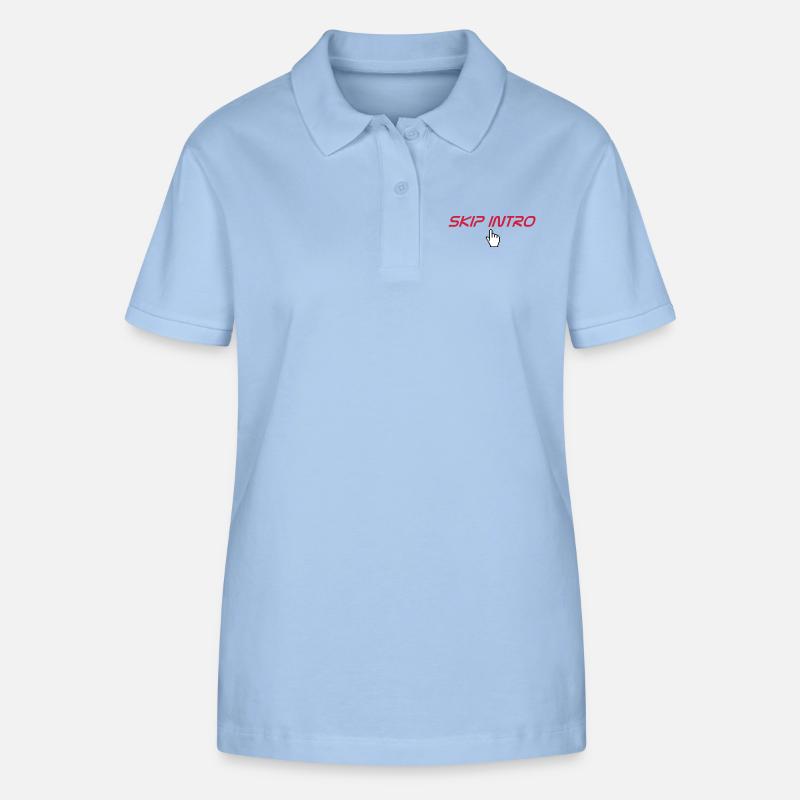 skip intro - Stanley/Stella Frauen Bio-Poloshirt ELLISER - sky Blue