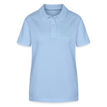 Gamers Do not The Respawn - Stanley/Stella Women’s Organic Polo Shirt ELLISER - sky blue - Front - Luana (180cm)