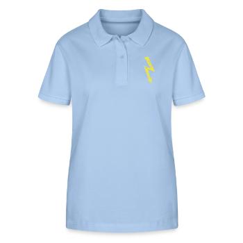 blitz_symbol_pi1 - Polo bio ELLISER Stanley/Stella Femme - bleu ciel - Devant - Luana (180cm)