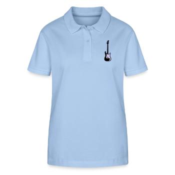 bass - Polo bio ELLISER Stanley/Stella Femme - bleu ciel - Devant - Luana (180cm)