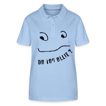 DO YOU OLLIE? Trasher & Skateboard - Stanley/Stella Women’s Organic Polo Shirt ELLISER - sky blue - Front - Luana (180cm)