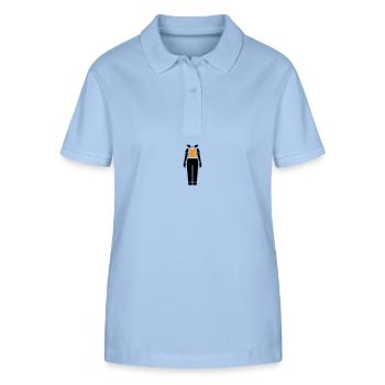 Construction Worker Woman - Stanley/Stella Women’s Organic Polo Shirt ELLISER - sky blue - Front - Luana (180cm)