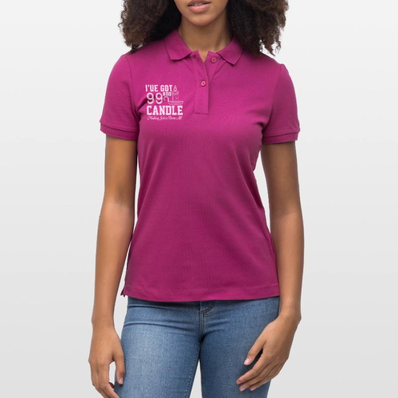 Candle Making Solves All Problems Stanley/Stella Women’s Organic Polo Shirt ELLISER