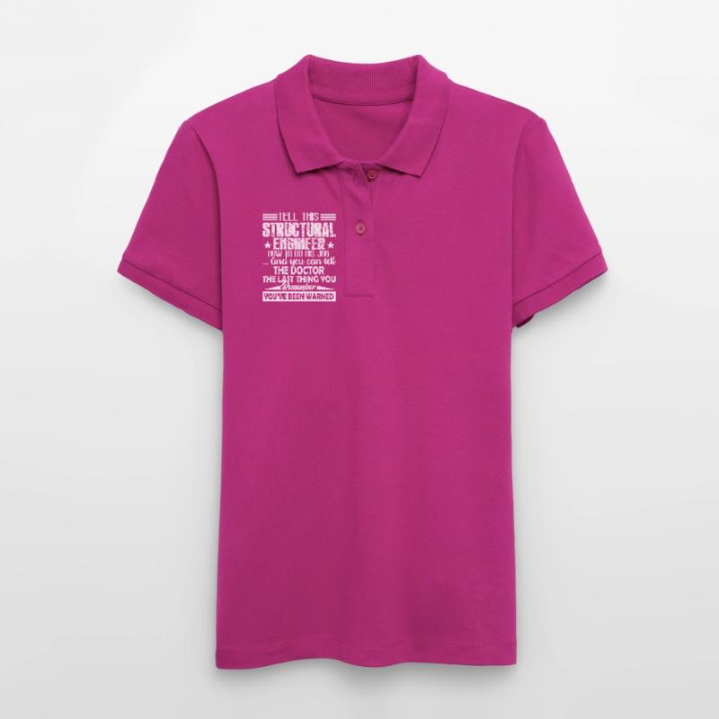 Structural Engineer Funny Structural Engineer Stanley/Stella Women’s Organic Polo Shirt ELLISER