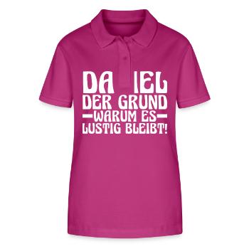 First name Daniel - Stanley/Stella Women’s Organic Polo Shirt ELLISER - orchid Flower - Front - Luana (180cm)