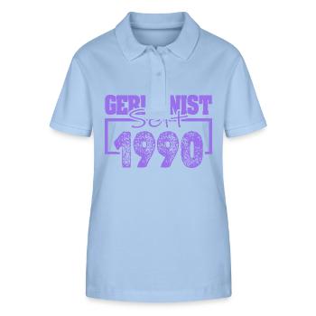 Studi 1990 - Stanley/Stella Women’s Organic Polo Shirt ELLISER - sky blue - Front - Luana (180cm)