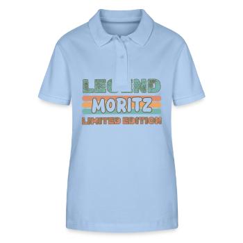 Moritz - Stanley/Stella Women’s Organic Polo Shirt ELLISER - sky blue - Front - Luana (180cm)