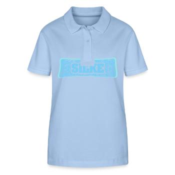 Silke als Name - Stanley/Stella Frauen Bio-Poloshirt ELLISER - sky Blue - Vorne - Luana (180cm)