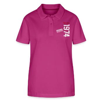 50th Birthday Original October 1974 Volume 74 - Stanley/Stella Women’s Organic Polo Shirt ELLISER - orchid Flower - Front - Luana (180cm)