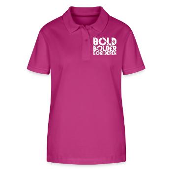 Bloc Bold Bolder Boulderer - Polo bio ELLISER Stanley/Stella Femme - mauve orchidée - Devant - Luana (180cm)