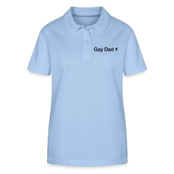 Papa gay - Polo bio ELLISER Stanley/Stella Femme - bleu ciel - Devant - Luana (180cm)
