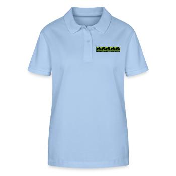 Bauerndemo Landwirtschaft Bauern Protest Sprüche - Stanley/Stella Frauen Bio-Poloshirt ELLISER - sky Blue - Vorne - Luana (180cm)