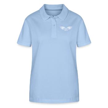 Original 1975 Jahrgang 1975 Geschenk 1975 Retro - Stanley/Stella Frauen Bio-Poloshirt ELLISER - sky Blue - Vorne - Luana (180cm)