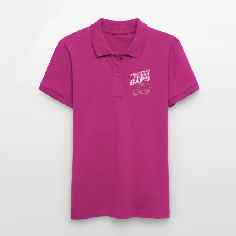 Weihnachtsmann Pullover - Weihnachtspullover Stanley/Stella Frauen Bio-Poloshirt ELLISER