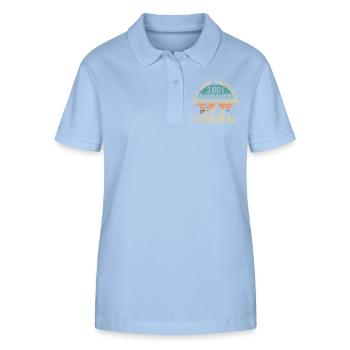 August 2001 - Born in August 2001 - Birthday - Stanley/Stella Women’s Organic Polo Shirt ELLISER - sky blue - Front - Luana (180cm)