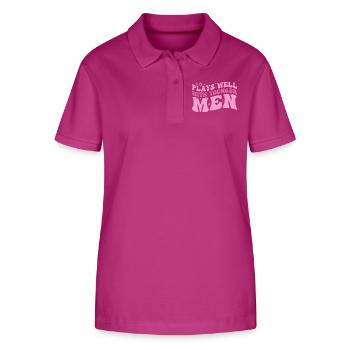 Plays Well With Younger Men - Polo bio ELLISER Stanley/Stella Femme - mauve orchidée - Devant - Luana (180cm)