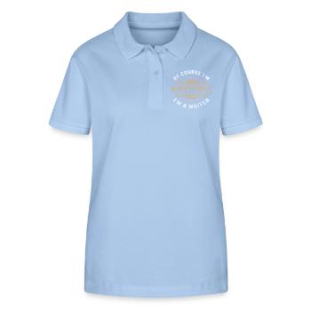 Kellnerin Fachkraft Trinkgeld Bedienung - Stanley/Stella Frauen Bio-Poloshirt ELLISER - sky Blue - Vorne - Luana (180cm)