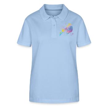 Diving, Synchronized Diving, Artistic Jumping - Stanley/Stella Women’s Organic Polo Shirt ELLISER - sky blue - Front - Luana (180cm)