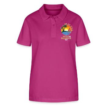 Mutter-tochter-reise 2024 - Stanley/Stella Frauen Bio-Poloshirt ELLISER - Orchidee - Vorne - Luana (180cm)