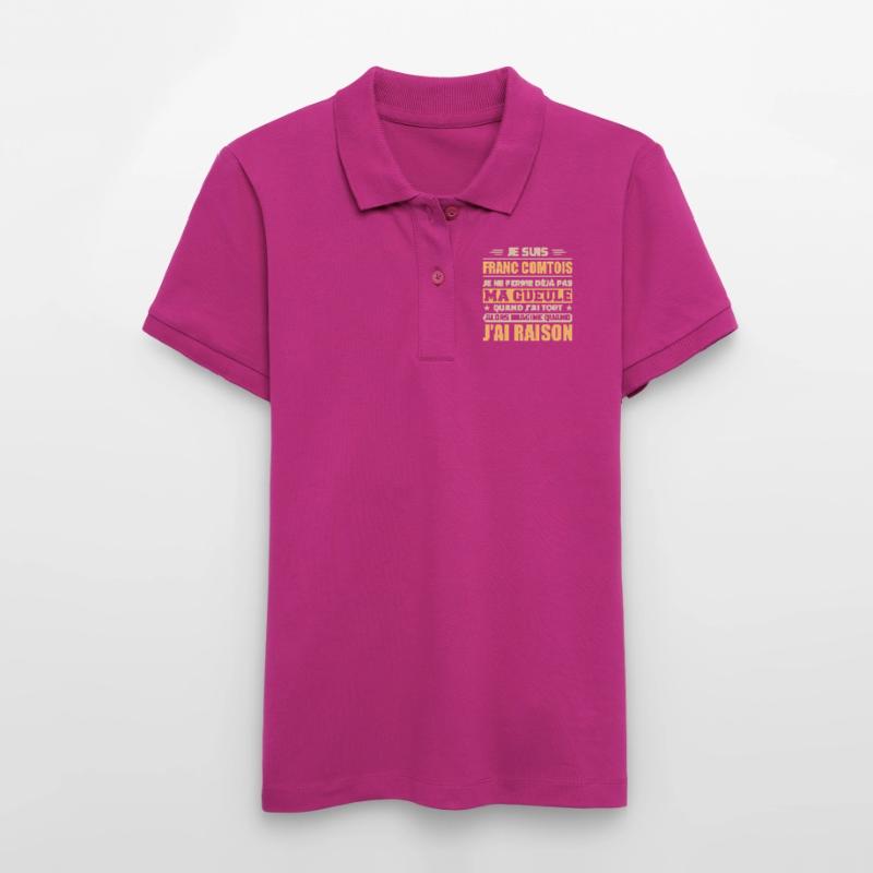 Franc comtois I don't shut my mouth frank comté Stanley/Stella Women’s Organic Polo Shirt ELLISER