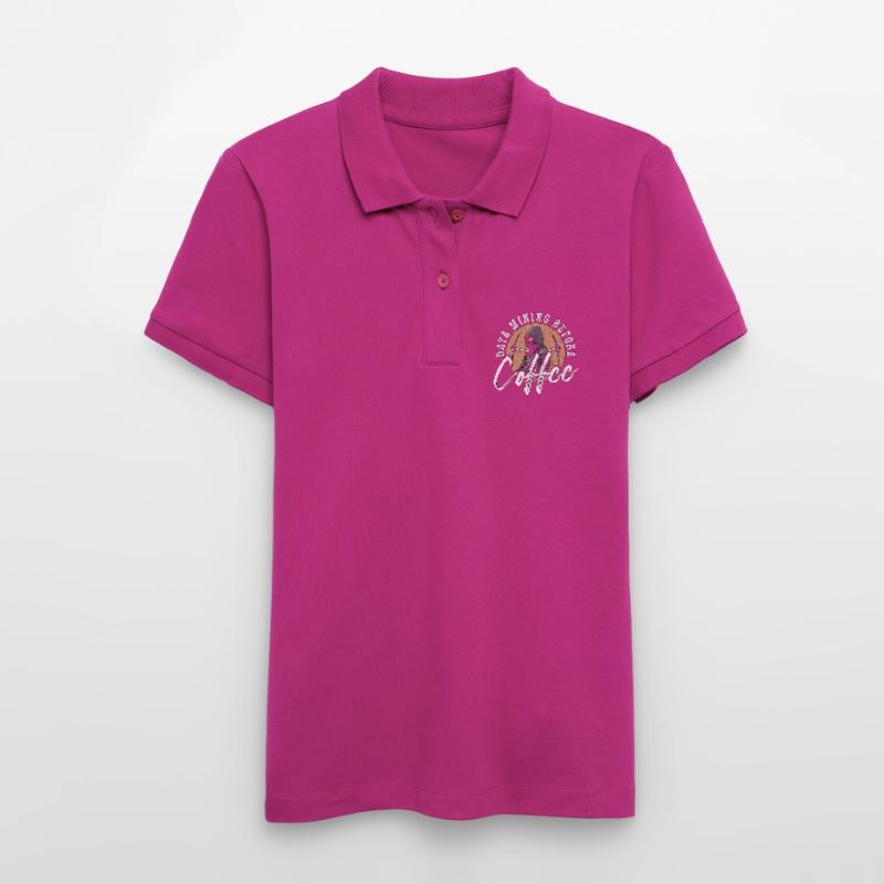 Data Mining Before Coffee Programmer Coffee Lover Stanley/Stella Women’s Organic Polo Shirt ELLISER