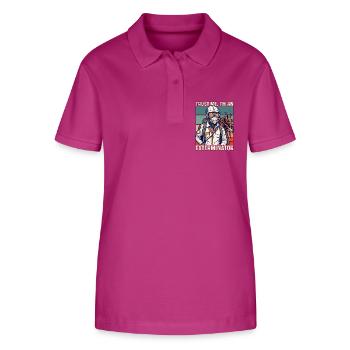 Pest Control Trust Me I'm Pest Control Worker - Stanley/Stella Frauen Bio-Poloshirt ELLISER - Orchidee - Vorne - Luana (180cm)