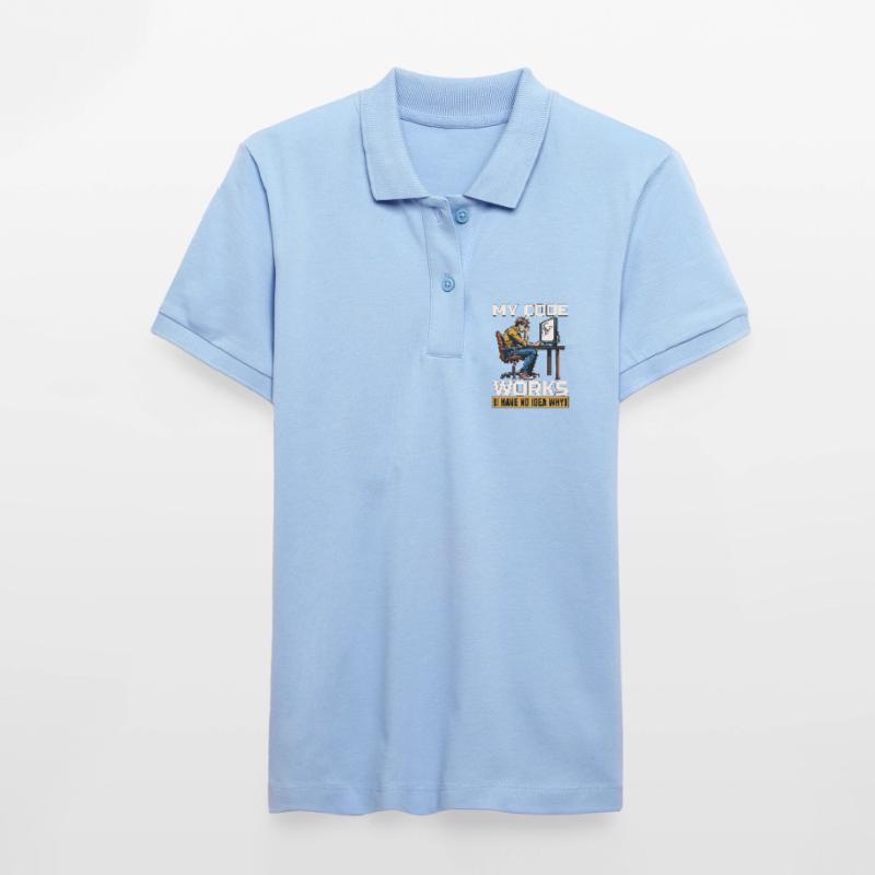 Coder My Code Works I Have No Idea Web Developer Stanley/Stella Frauen Bio-Poloshirt ELLISER