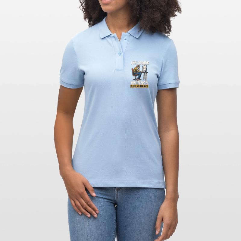 Coder My Code Works I Have No Idea Web Developer Stanley/Stella Frauen Bio-Poloshirt ELLISER