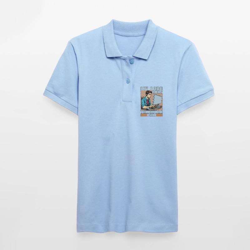 Coder My Code Runs Therefore I Am Web Developer Stanley/Stella Frauen Bio-Poloshirt ELLISER