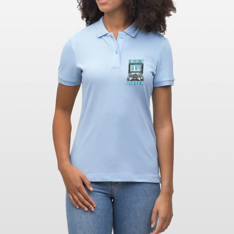 Coder The Internet Is My Playground Web Developer Stanley/Stella Frauen Bio-Poloshirt ELLISER