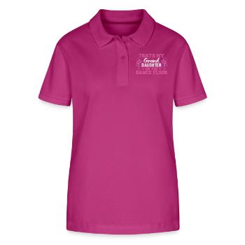 Das ist meine Enkelin auf der Tanzfläche - Stanley/Stella Frauen Bio-Poloshirt ELLISER - Orchidee - Vorne - Luana (180cm)