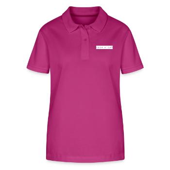 nicht jetzt - Stanley/Stella Frauen Bio-Poloshirt ELLISER - Orchidee - Vorne - Luana (180cm)