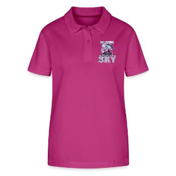 Solitude Up in the Sky – Paragliding - Stanley/Stella Women’s Organic Polo Shirt ELLISER - orchid Flower - Front - Luana (180cm)