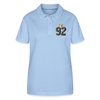 92 Number Krone - Stanley/Stella Women’s Organic Polo Shirt ELLISER - sky blue - Front - Luana (180cm)