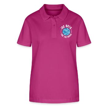 Bain de glace à l’eau glacée pour l’idée cadeau courageuse - Polo bio ELLISER Stanley/Stella Femme - mauve orchidée - Devant - Luana (180cm)