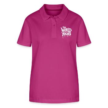 THE WORLD IS YOURS - Stanley/Stella Women’s Organic Polo Shirt ELLISER - orchid Flower - Front - Luana (180cm)