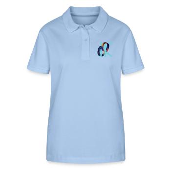 OK - Stanley/Stella Women’s Organic Polo Shirt ELLISER - sky blue - Front - Luana (180cm)