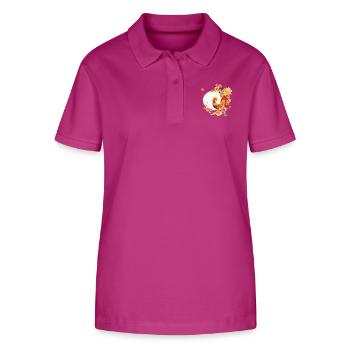 Coq du nouvel an chinois - Polo bio ELLISER Stanley/Stella Femme - mauve orchidée - Devant - Luana (180cm)