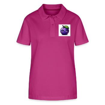 Plum purple - Stanley/Stella Women’s Organic Polo Shirt ELLISER - orchid Flower - Front - Luana (180cm)
