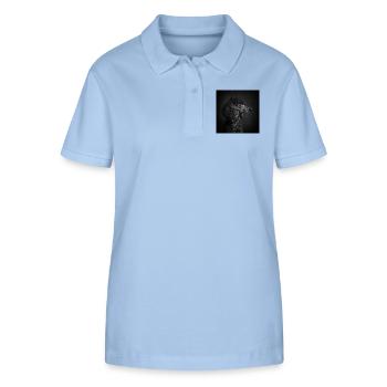 Black Animals - Black Poodle - Stanley/Stella Women’s Organic Polo Shirt ELLISER - sky blue - Front - Luana (180cm)